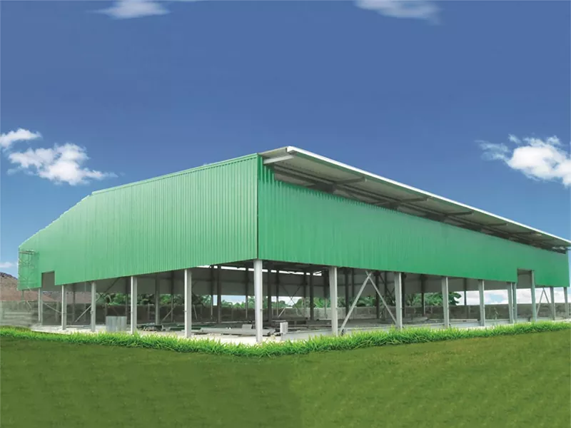 Οικολογικό κτίριο προκατηγορίας Metal Warehouse
