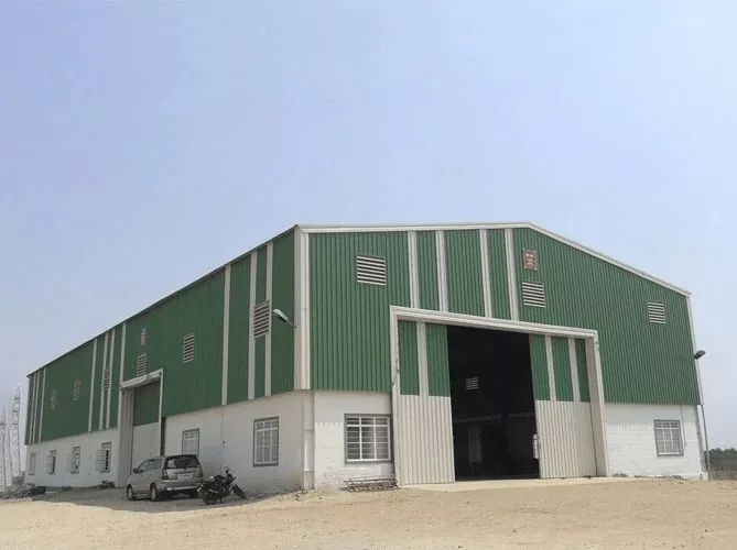 Πρακτικό και όμορφο κτίριο αποθήκης Metal Prefab
